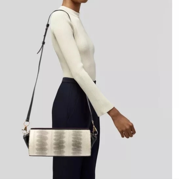Alexander Wang Snakeskin Pelican Crossbody Bag NWT - Picture 2 of 6